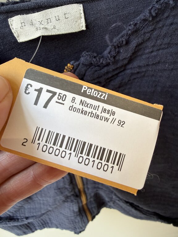 8. Nixnut jasje donkerblauw // 92