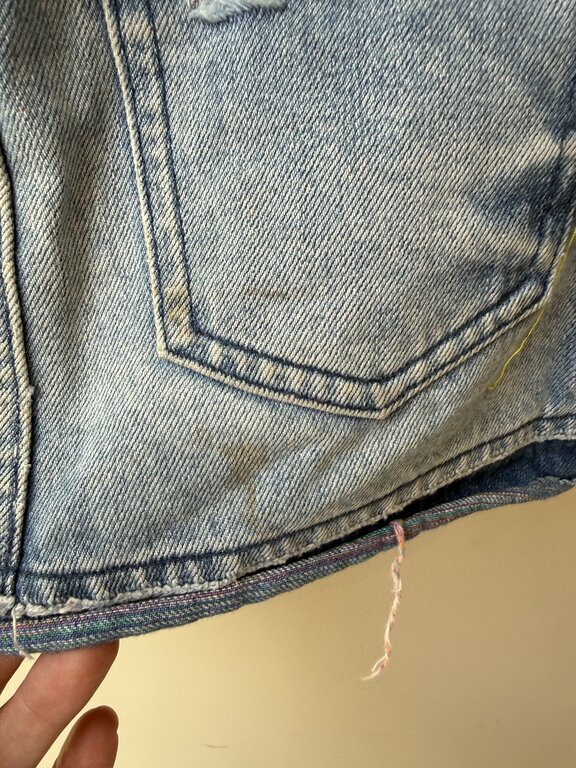 Preloved 5. Scotch jeansrok blauw // 104