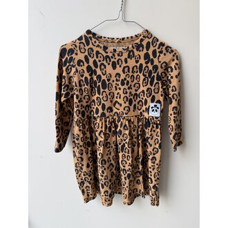 8. Mini Rodini leopard jurk leo. 92/98