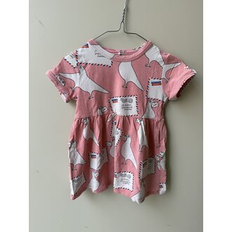 Preloved 8. Mini Rodini vogeljurk roze // 80/86