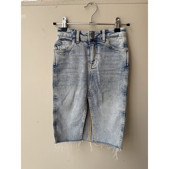 Preloved 5. Scotch midi rokjeans lichtblauw // 116