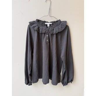 Preloved 5. Emile et Ida blousje antraciet // 140