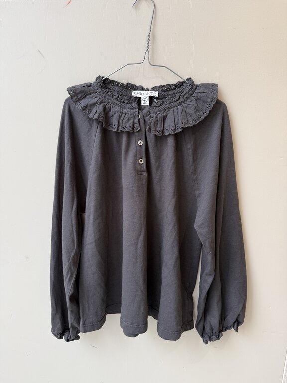 Preloved 5. Emile et Ida blousje antraciet // 140
