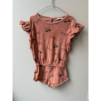 Preloved 7. Sproet & Sprout playsuit oranje // 6y