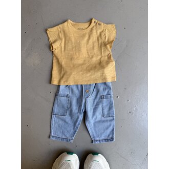Preloved 1. Play up shirt // geel 3m