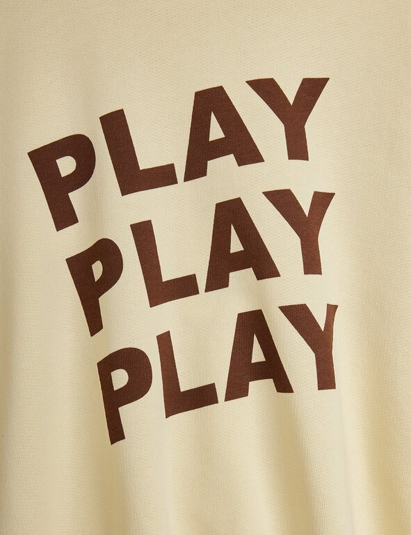 Mini Rodini play sp sweatshirt // off white