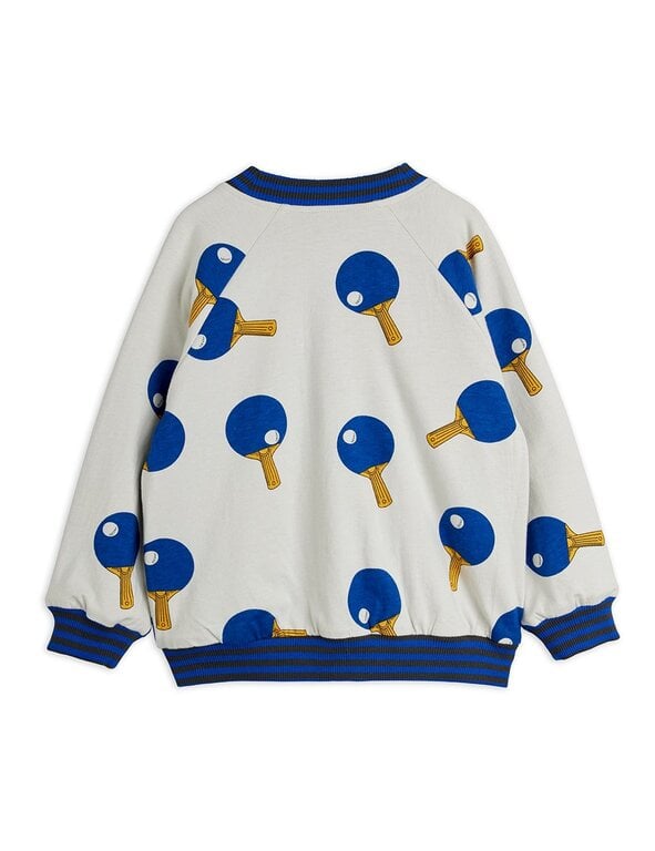 Mini Rodini table tennis reversible basebal cardigan // multi