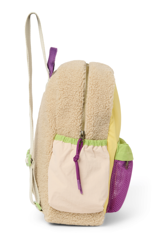 Studio Noos patchwork midi backpack // butter yellow