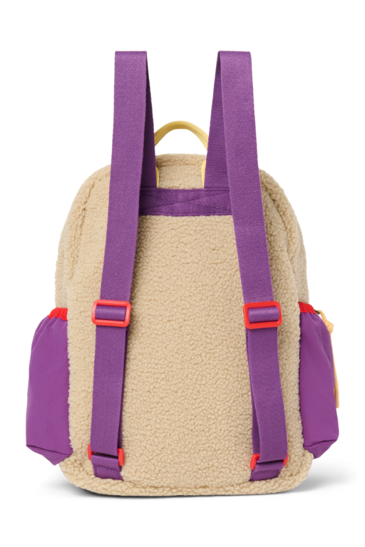 Studio Noos patchwork midi backpack // bright pink