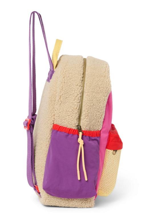 Studio Noos patchwork midi backpack // bright pink