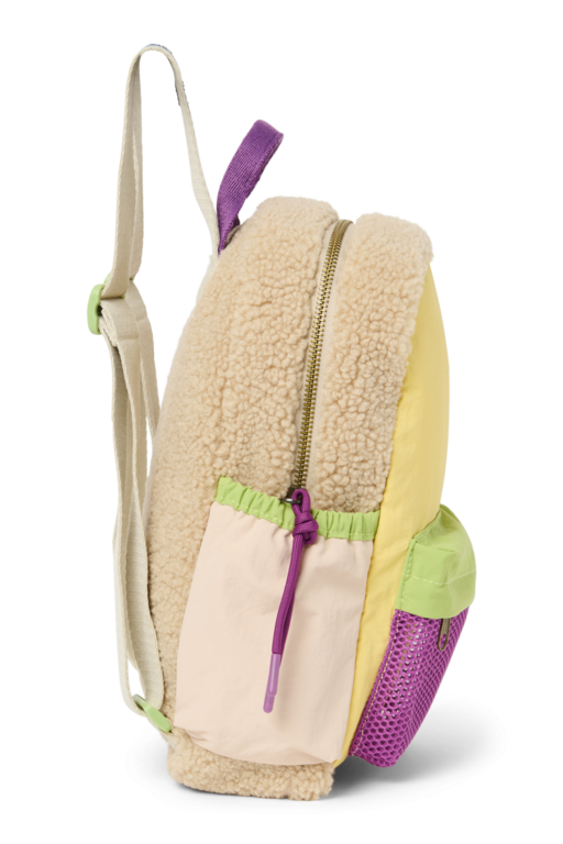 Studio Noos patchwork mini backpack // butter yellow