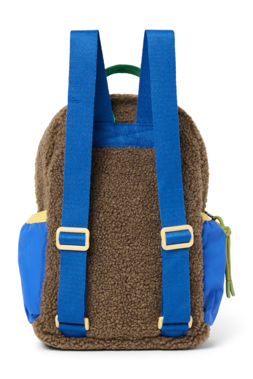 Studio Noos patchwork mini backpack // fiery red