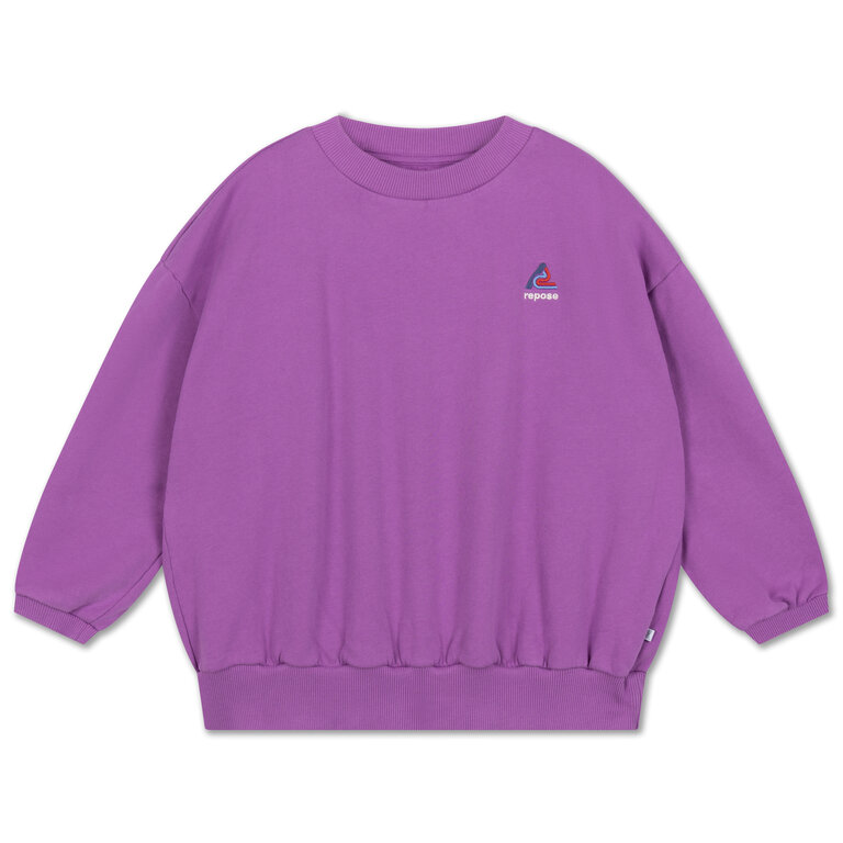 Repose Ams cozy drop sweater // purple orchid