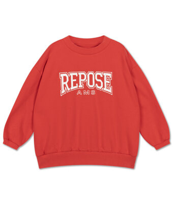 cozy drop sweater // firecracker red