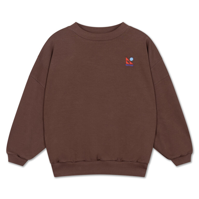 Repose Ams crewneck sweater // pure chocolate