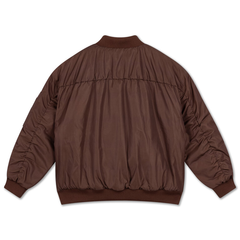 Repose Ams bomber coat // pure chocolate