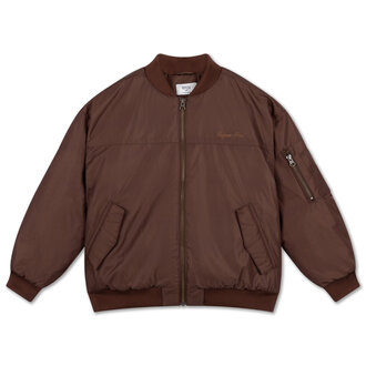 Repose Ams bomber coat // pure chocolate