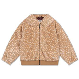 Repose Ams faux fur bomber coat // bambi