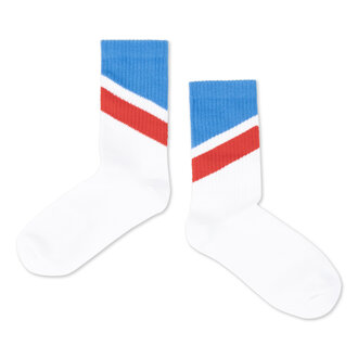 Repose Ams sporty socks //  white diagonal stripe