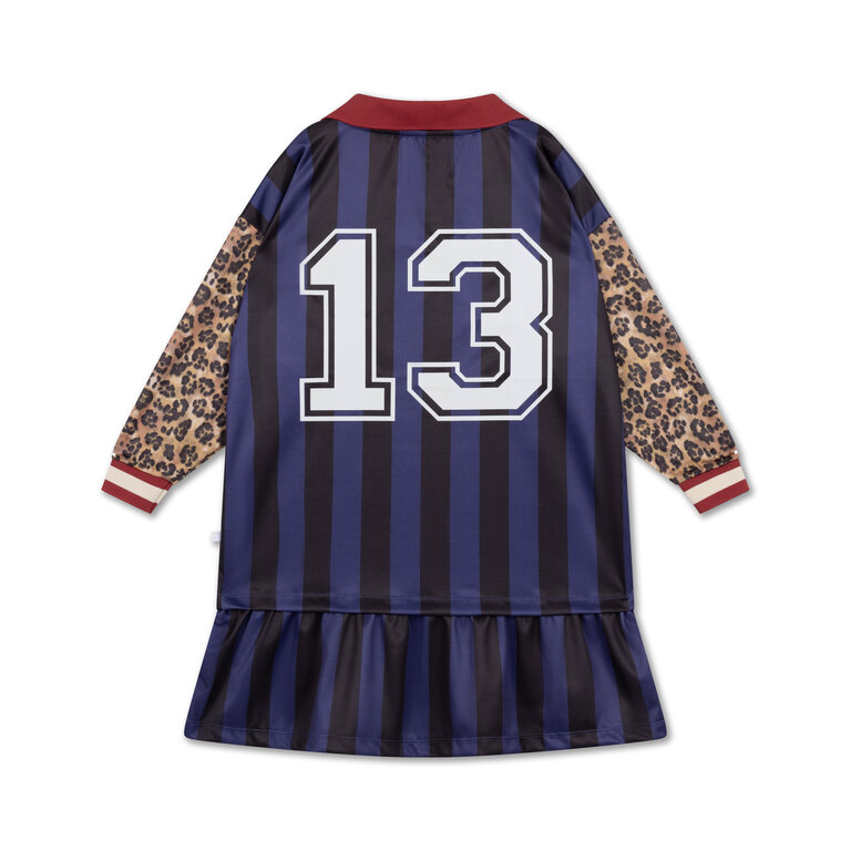 Repose Ams sports jersey dress // eclipse night color block