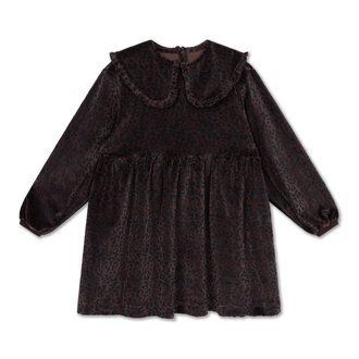 Repose Ams fancy sweat dress // chocolate leopard