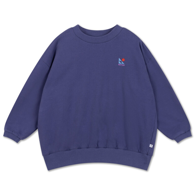 Repose Ams cozy drop sweater // eclipse blue