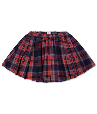 plisse skirt // firecracker horizon check