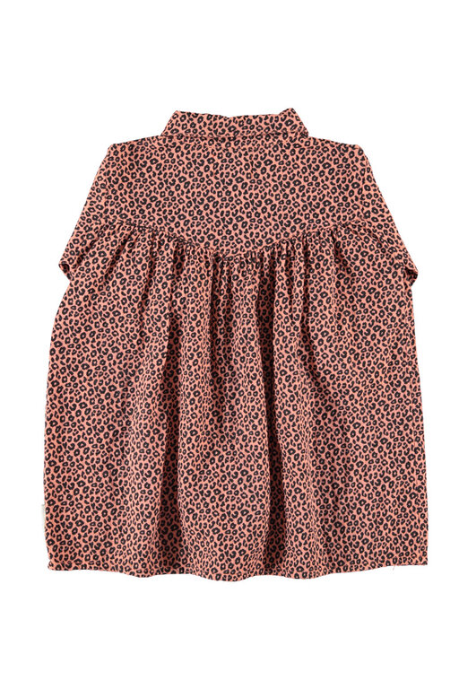 Piupiuchick short dress // pink with animal print