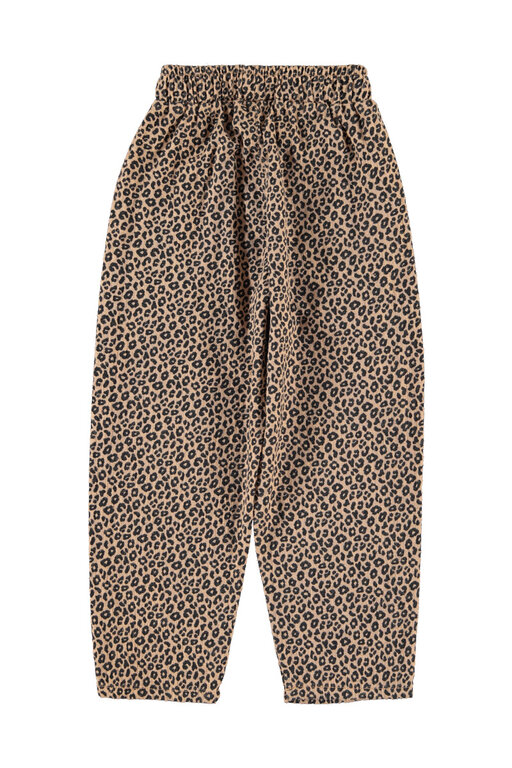 Piupiuchick unisex trousers // brown with animal print
