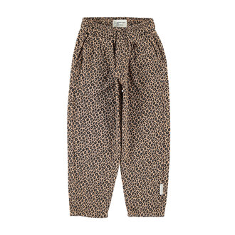 Piupiuchick unisex trousers // brown with animal print