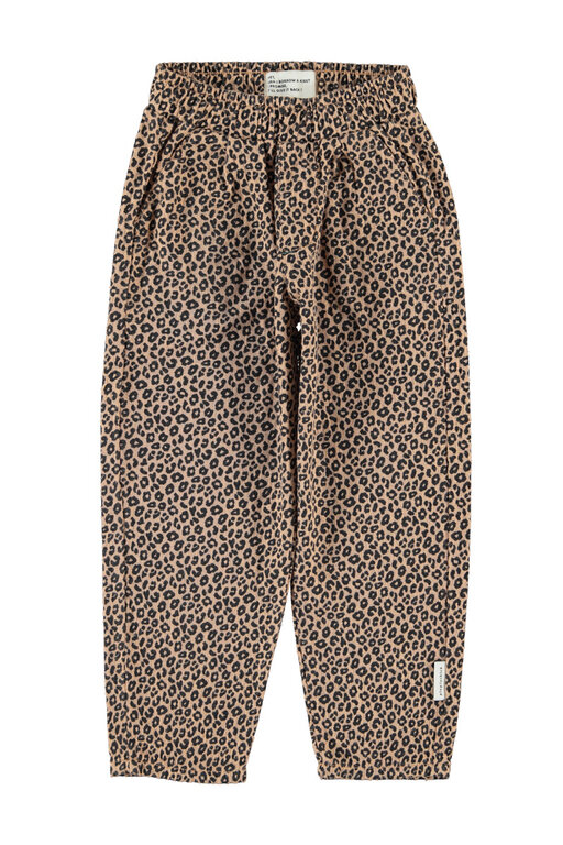 Piupiuchick unisex trousers // brown with animal print