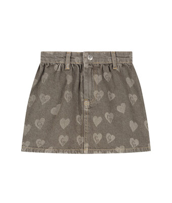 sil skirt // forest green