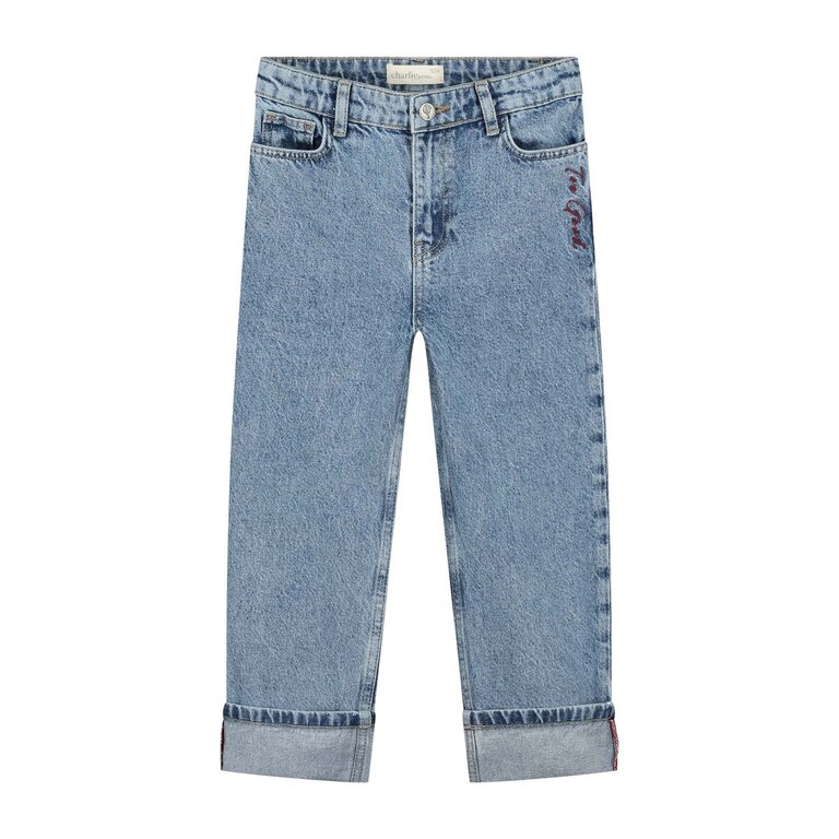 Charlie Petite scottie jeans // light blue