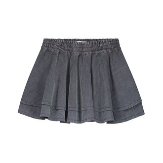 Charlie Petite sadie skirt // blue/white stripes