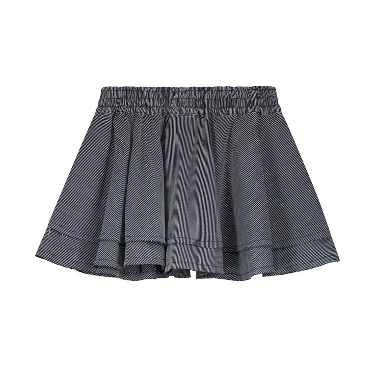 Charlie Petite sadie skirt // blue/white stripes