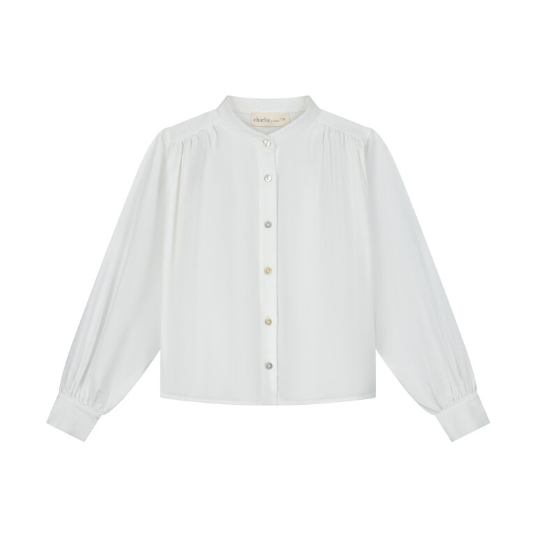 Charlie Petite soof blouse // off-white