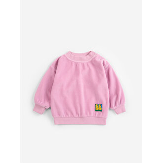 Bobo Choses booo bo choses tag velvet sweatshirt // baby