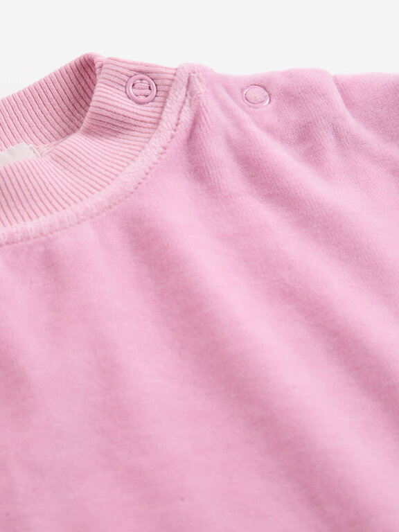 Bobo Choses booo bo choses tag velvet sweatshirt // baby