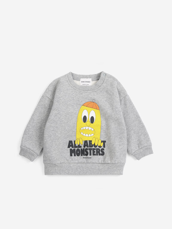 Bobo Choses bigtooth lemon sweatshirt // baby