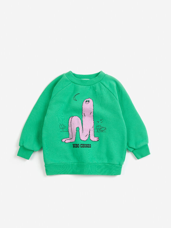 Bobo Choses long pinky puff weatshirt // baby