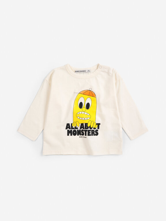 Bobo Choses bigtooth lemon t-shirt // baby