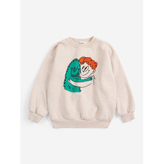 Bobo Choses hug hairy monster sweatshirt // kids