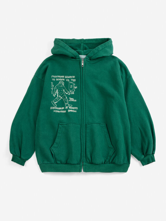 Bobo Choses Mr. Footish zipped hoodie // kids