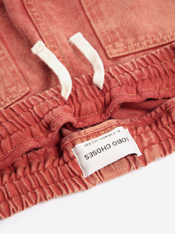 Bobo Choses taxi saurus tag twill pants // kids