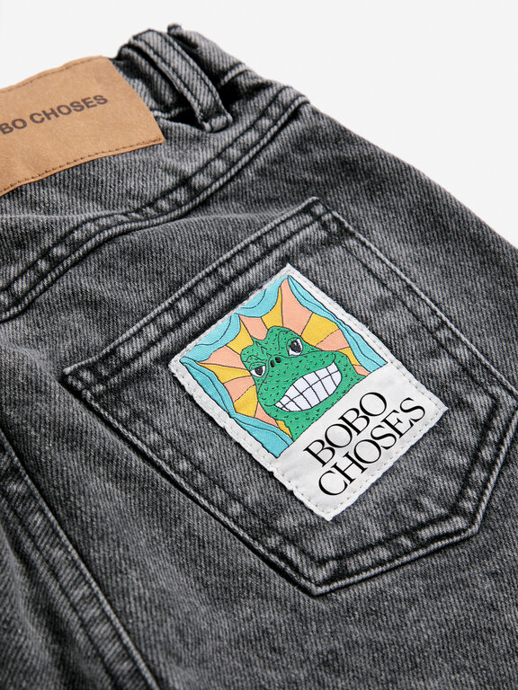 Bobo Choses beast tag denim pants // kids