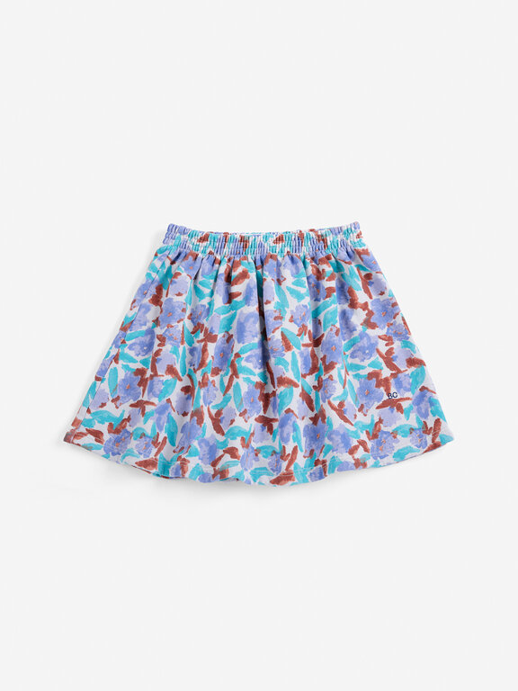 Bobo Choses watercolor all over fleece skirt // kids
