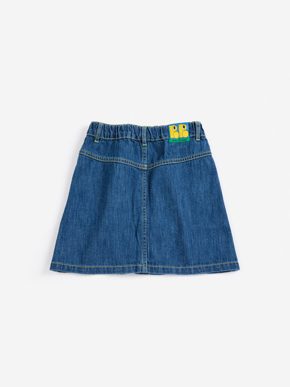 Bobo Choses booo bo choses tag denim skirt // kids