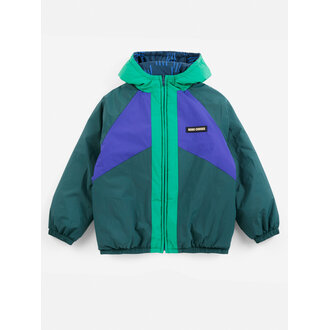 Bobo Choses almost moire all over reversible anorak green // kids
