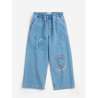 Bobo Choses bobo choses embossed denim pants // kids