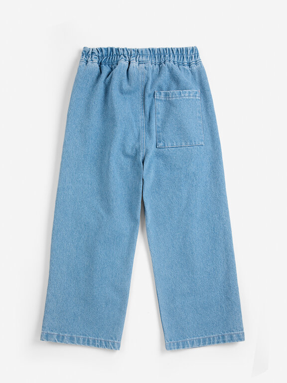 Bobo Choses bobo choses embossed denim pants // kids